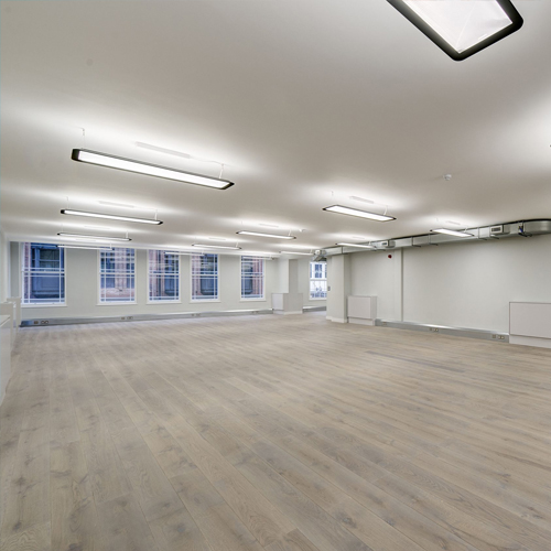 Large spacious office with no furniture